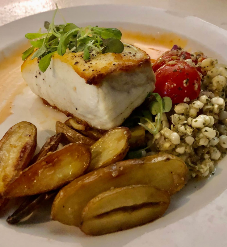 Halibut Entree